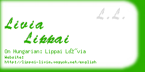 livia lippai business card